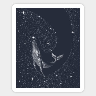 starry whale Magnet